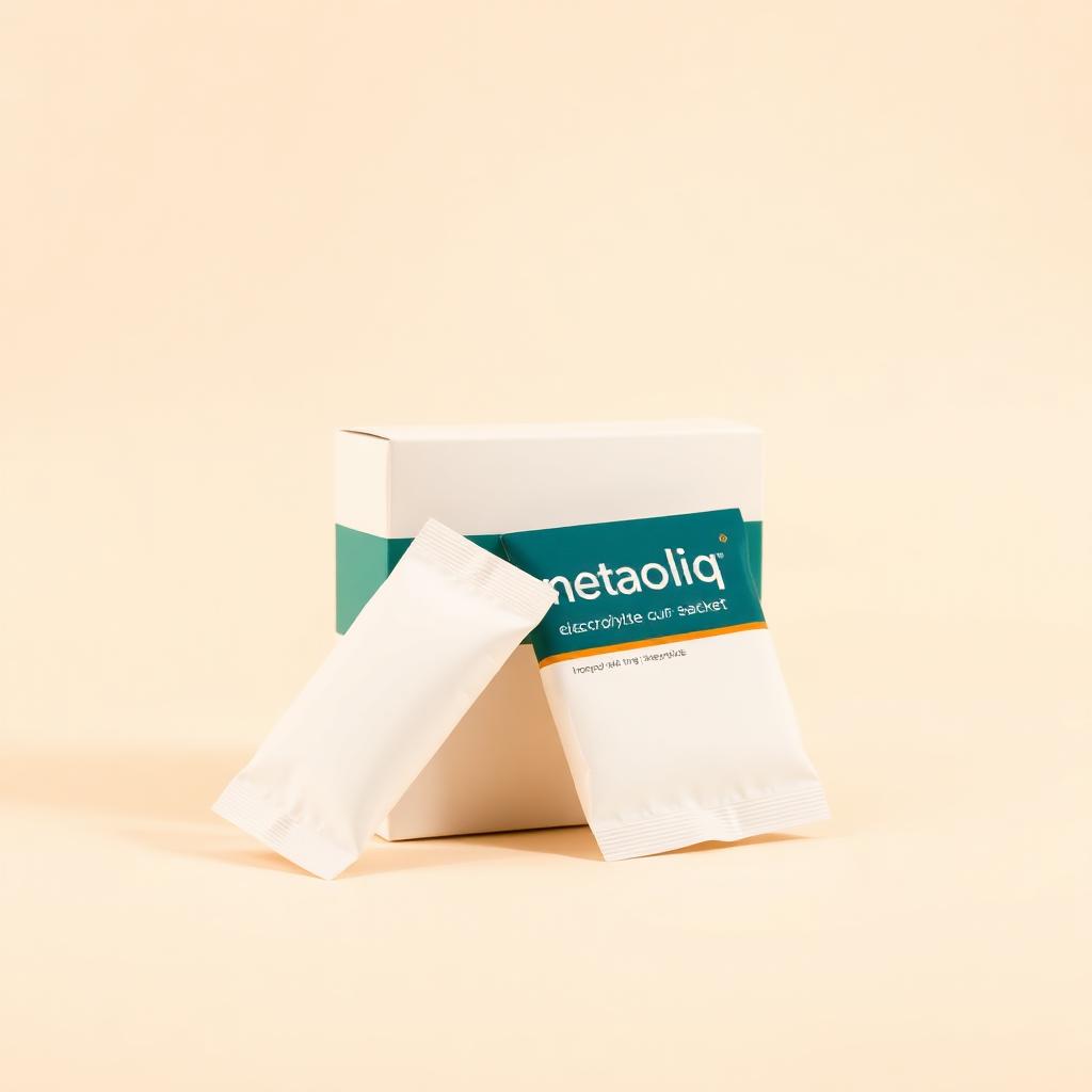 Zero-Sugar Electrolytes — Jeera Lime — Metaboliq studio product render on ivory background
