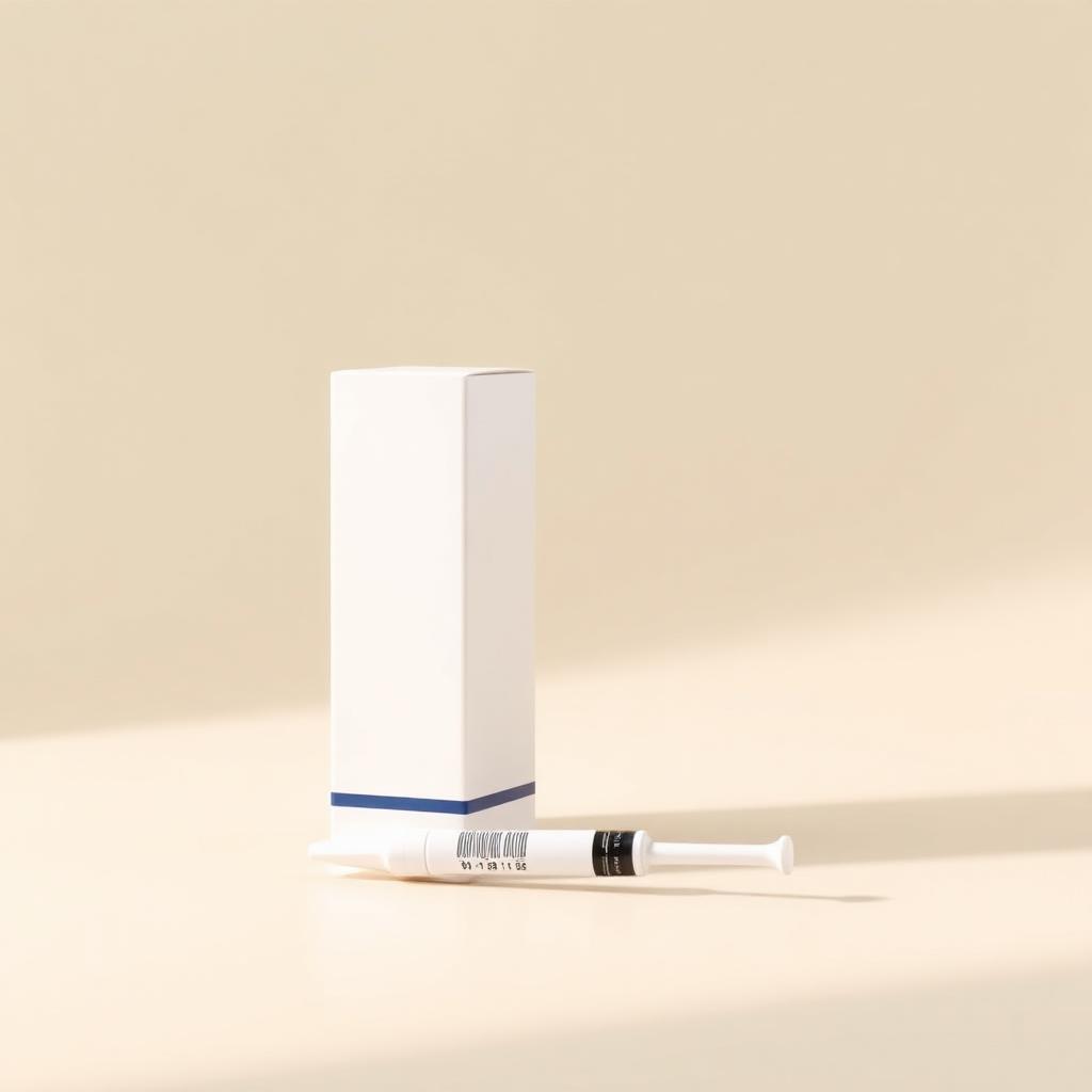 Ozempic (Semaglutide) — Novo Nordisk studio product render on ivory background