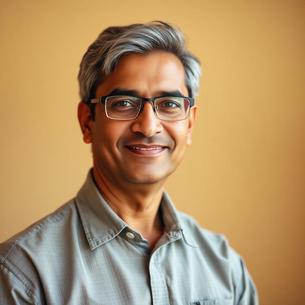 Portrait of Vikram Joshi, a Metaboliq member