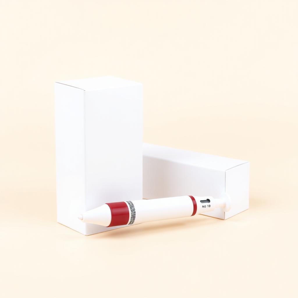 Yurpeak (Tirzepatide) — Cipla studio product render on ivory background